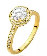 Prsteň Bonore - Zlato 585 - Diamant 1 ct