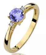 Prsteň Bonore - Zlato 585 - Tanzanit 0,5 ct