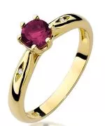 Prsteň Bonore - Zlato 585 - Rubín 0,6 ct