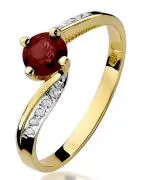 Prsteň Bonore - Zlato 585 - Rubín 0,6 ct