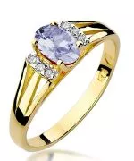 Prsteň Bonore - Zlato 585 - Tanzanit 0,4 ct