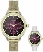 Smart Hodinky dámske Garett Signature Stella Gold Mesh SET