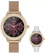 Smart Hodinky dámske Garett Signature Stella Rose Gold Mesh SET