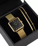Hodinky dámske BOWA Vienna Black Gold Mesh 29 Gift Set