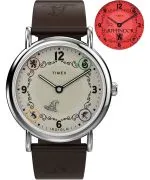 Hodinky unisex Timex Harry Potter X Weekender Gryffindor House 38mm Leather Strap