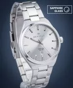 Hodinky pánske DESTELL Aries Full Silver Steel Sapphire