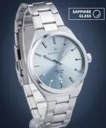 Hodinky pánske DESTELL Aries Ice Blue Silver Steel Sapphire