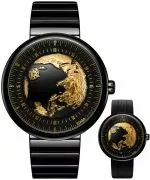 Hodinky pánske Ciga Design U Series Blue Planet II Gilded Age Automatic SET