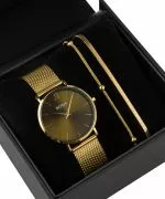 BOWA London Green-Gold Mesh 33 Gift Set (hodinky + náramok)
