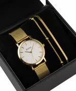 BOWA Tokyo White-Gold Mesh 33 Gift Set (hodinky + náramok)