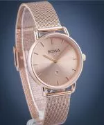 Hodinky dámske BOWA Milan Full Pink Gold Mesh 34