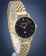 Hodinky dámske BOWA Milan Black Gold Steel 34