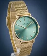 Hodinky dámske BOWA New York Petite Mint-Gold Mesh 34