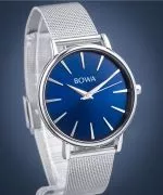 Hodinky dámske BOWA Praha Navy Blue-Silver Mesh 38