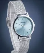 Hodinky dámske BOWA Tokyo Ice-Blue Silver Mesh 33