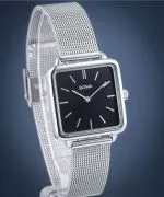 Hodinky dámske BOWA Vienna Black Silver Mesh 29