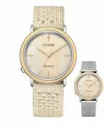 Hodinky dámske Citizen Sapphire Diamonds Solar Gift Set