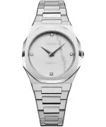 Hodinky dámske D1 Milano Ultra Thin Marble Silver