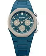 Hodinky pánske D1 Milano Petrol Blast Polychrono Chronograph
