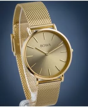 Hodinky dámske BOWA New York Petite Full Gold Mesh 34