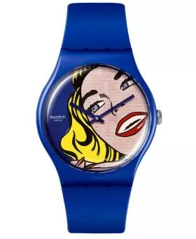Hodinky Unisex Swatch MoMA Girl by Roy Lichtenstein