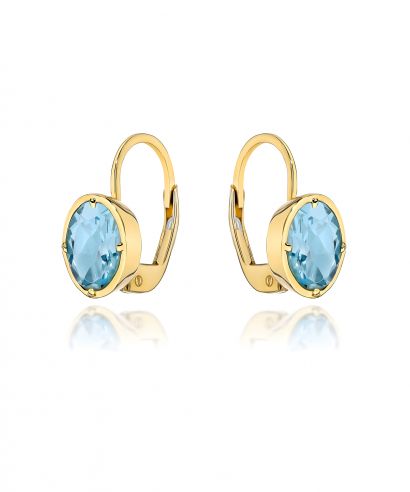 Náušnice Bonore - Zlato 585 - Topaz