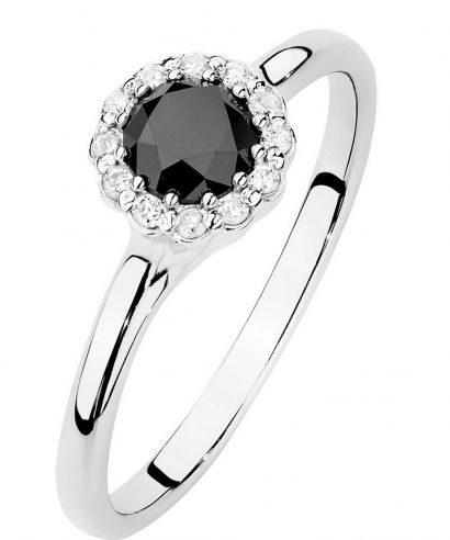 Prsteň Bonore - Biele Zlato 585 - Čierny Diamant 0,5 ct