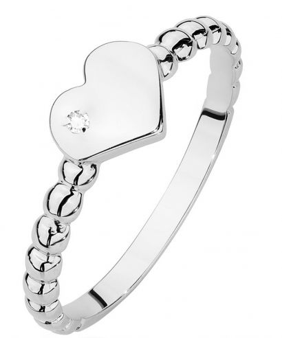 Prsteň Bonore - Biele Zlato 585 - Diamant 0,01 ct