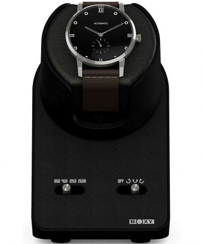 Naťahovač Hodiniek Beco Technic Boxy BLDC Nightstand EXT Black Modular pre 1 hodinky s káblom USB
