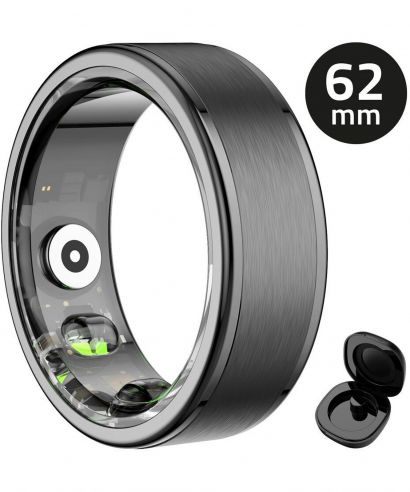 Smartring unisex Manta OneRing Čierna 62 mm