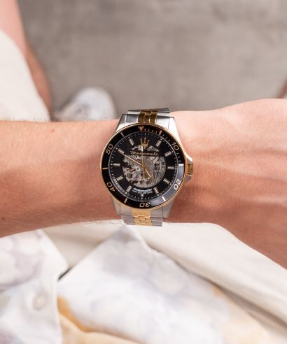 Hodinky pánske Maserati Sfida Skeleton Automatic