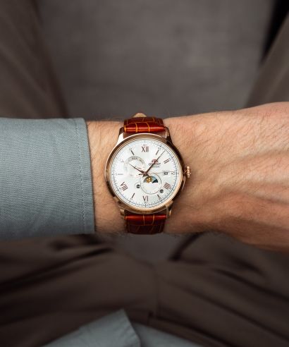 Hodinky pánske Orient Bambino Sun & Moon Automatic