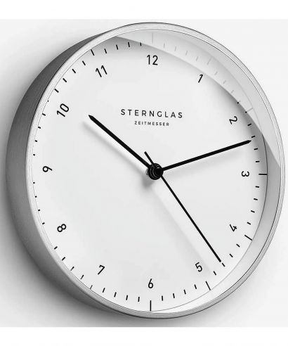 Nástenné Hodiny Sternglas Clock Zirkel white