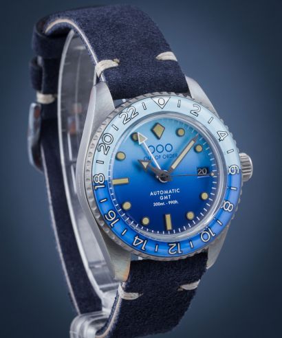 Hodinky Unisex Out of Order Shaker Bomba Blu Automatic GMT