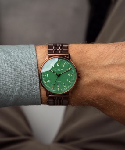 Hodinky pánske Sternglas Lumatik Automatic Edition Bronze