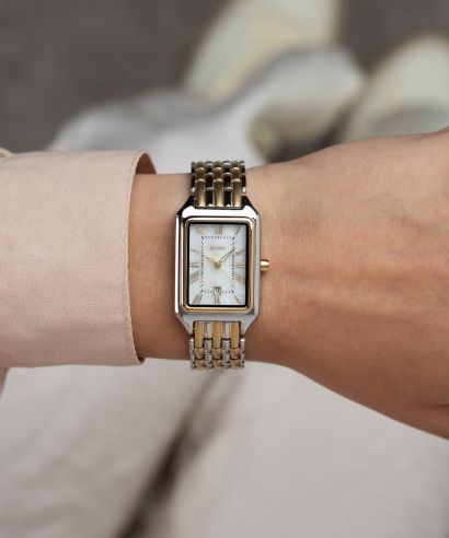 Hodinky dámske BOWA Barcelona Pearl Gold Steel 23