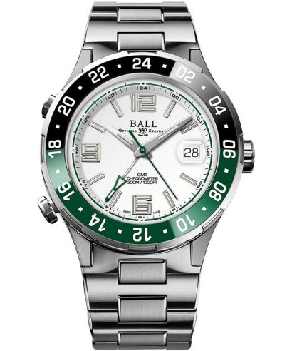 Hodinky pánske Ball Roadmaster Pilot GMT Automatic Titanium Limited Edition
