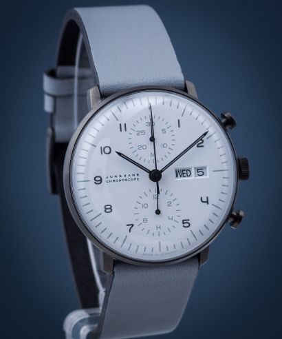 Hodinky Pánske Junghans max bill Black and White Automatic Chronograph