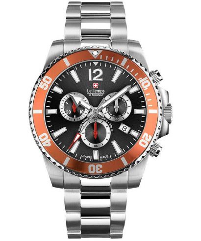 Hodinky pánske Le Temps Swiss Naval Patrol Chronograph