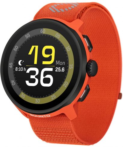 Športové Hodinky Suunto Run Coral Orange Textile Strap