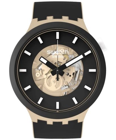 Hodinky Unisex Swatch Bioceramic Time For Taupe