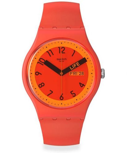 Hodinky Unisex Swatch Proudly Red