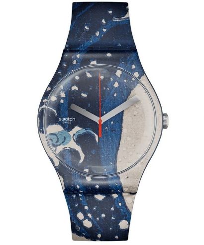 Hodinky Unisex Swatch The Great Wave by Hokusai & Astrolabe