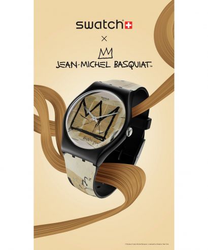 Hodinky Unisex Swatch Untitled by Jean-Michekl Basquiat