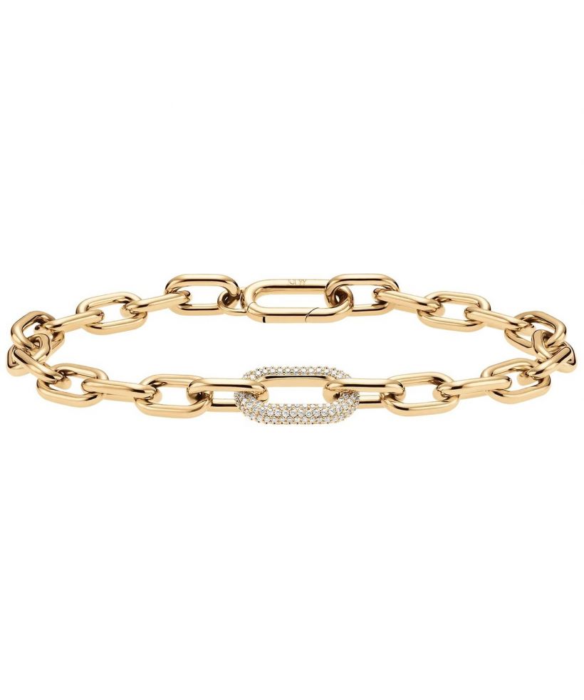 Náramok Daniel Wellington Crystal Link Gold