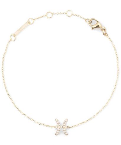 Náramok Daniel Wellington Crystal Zodiac Chain Gold Pisces