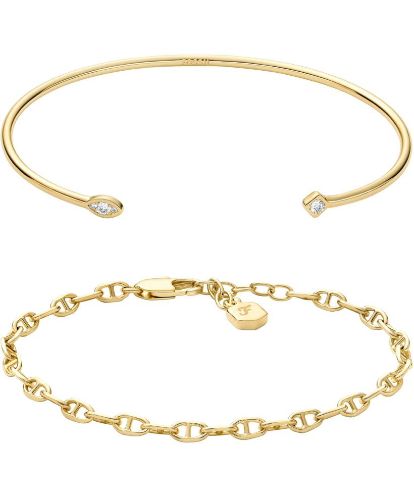 Náramok Fossil Heritage Gold-Tone SET