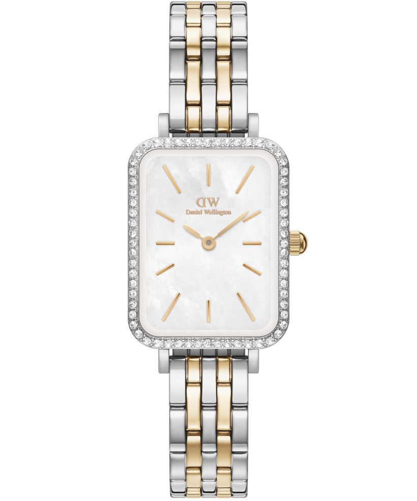 Hodinky dámske Daniel Wellington Quadro Lumine Bezel 5-Link Two-Tone 40