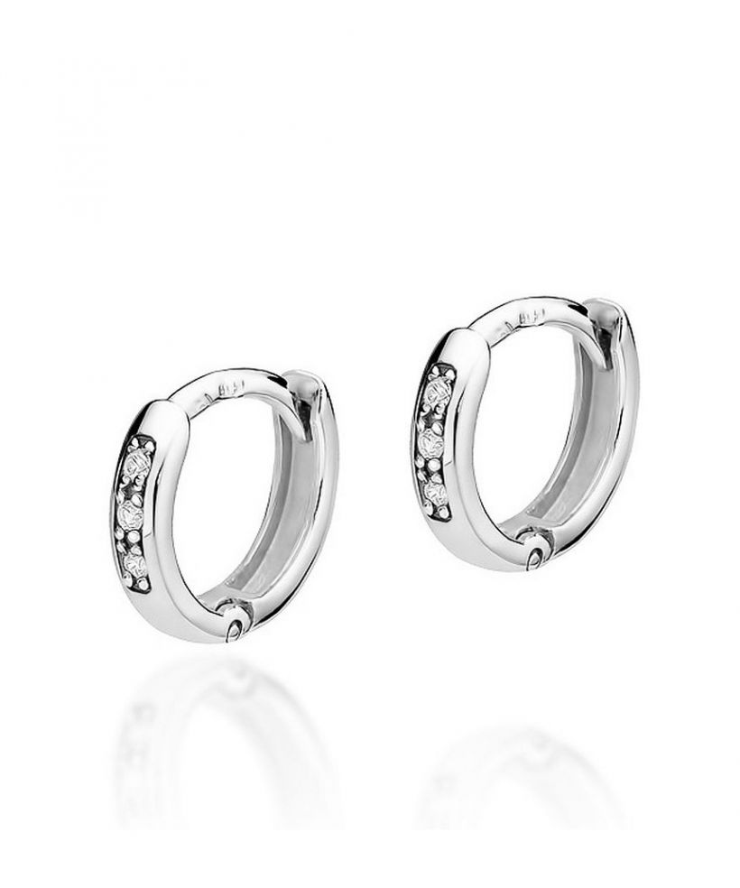 Náušnice Bonore - Biele Zlato 585 - Diamant