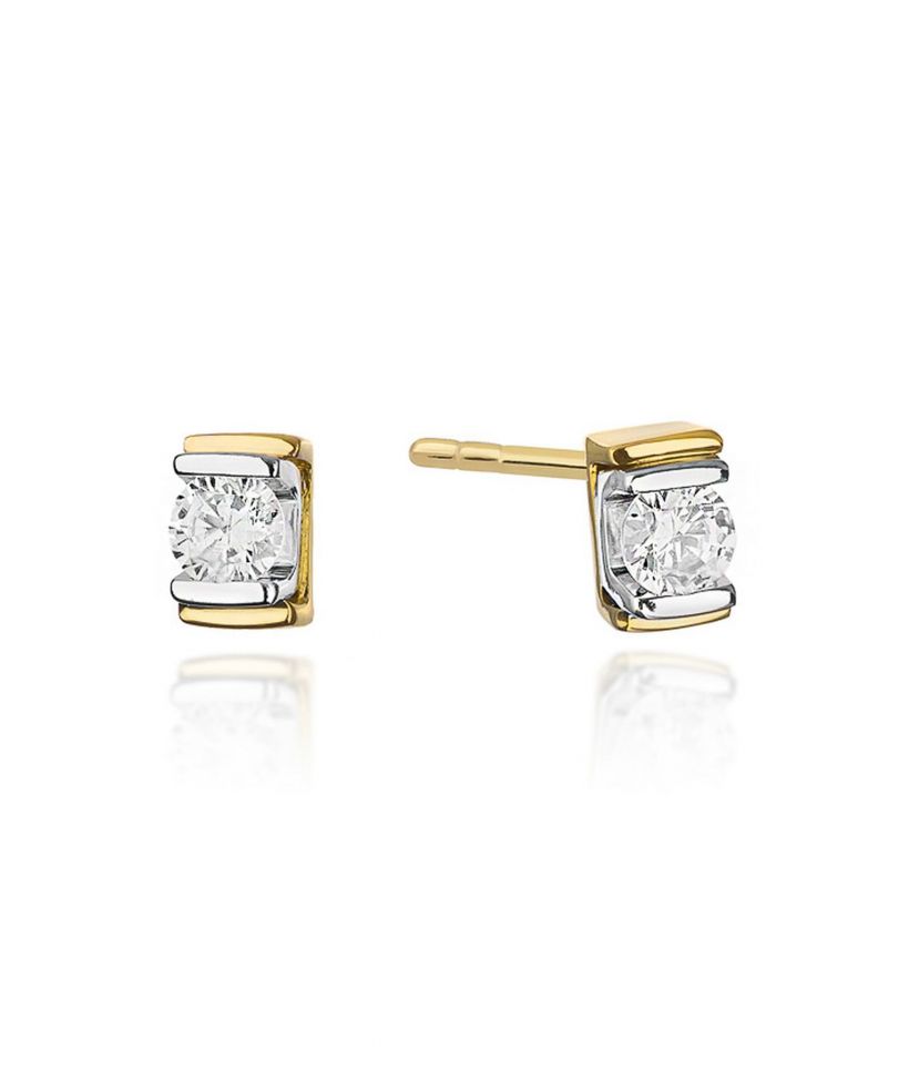 Náušnice Bonore - Zlato 585 - Diamant 0,1 ct